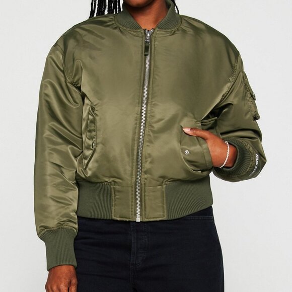Fabletics Iconic Bomber Jacket - New with Tags! - Picture 1 of 5